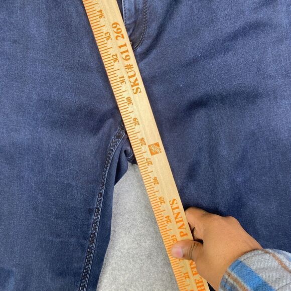 Bogner Women's Jeans Dark Blue Loose Fit High Rise Straight Leg Size US-10 Denim - Picture 6 of 12